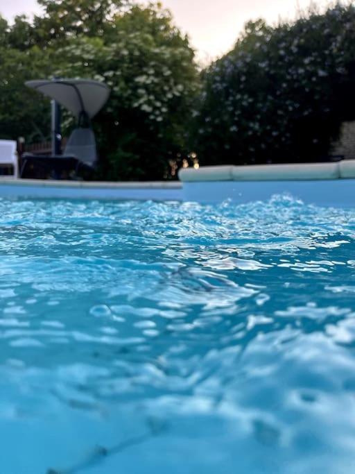 Entire Apartment With Swimming Pool Near Aubeterre Saint-Romain  Bagian luar foto